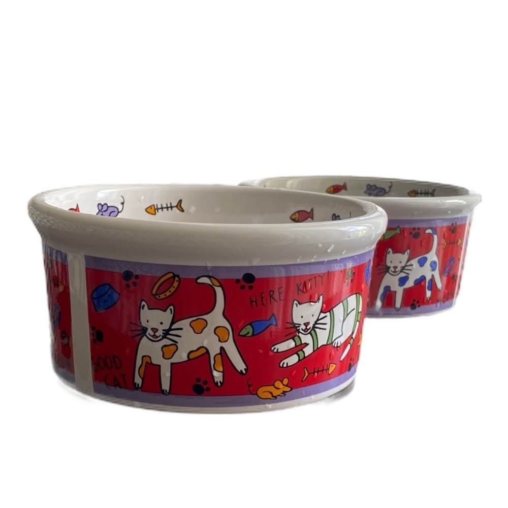 Signature by Van De Beers Cat Bowl